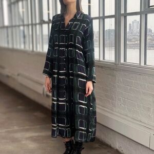 Raag Button Down Long Sleeve Dress